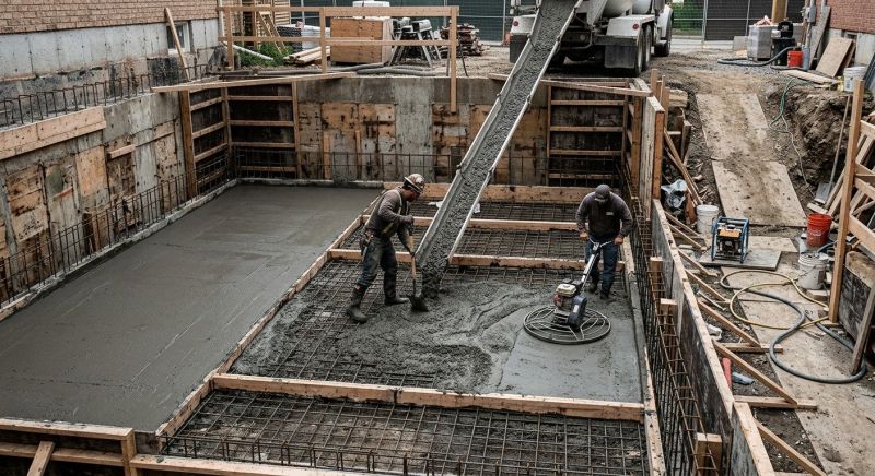 Basement Concrete Installation in Clermont, FL