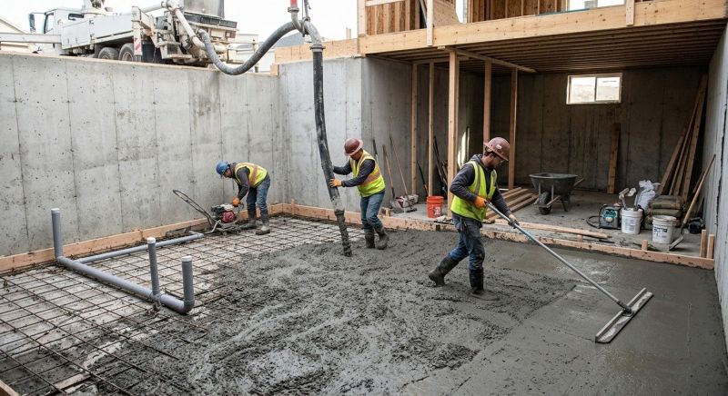 Basement Concrete Installation in Zellwood, FL