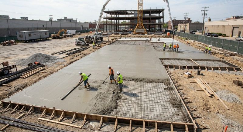 Commercial Slab Construction in Bushnell, FL