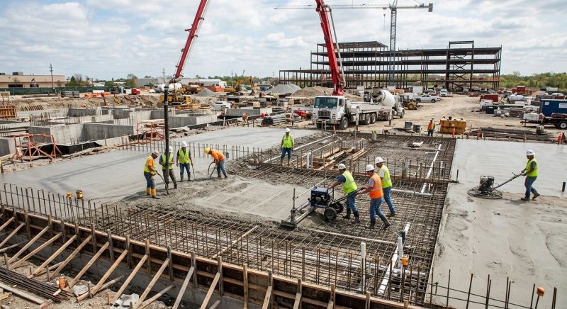Commercial Slab Installation in Leesburg, FL