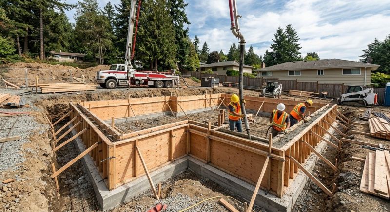 Concrete Foundation Installation in Howey In The Hills, FL