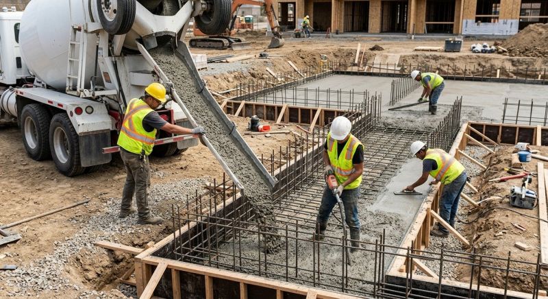 Foundation Wall Pouring in Leesburg, FL